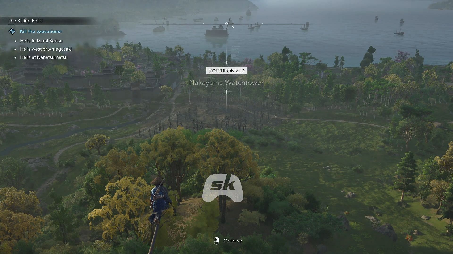 Tracking and defeating the executioner in AC Shadows (Image via Sportskeeda Gaming || Ubisoft)