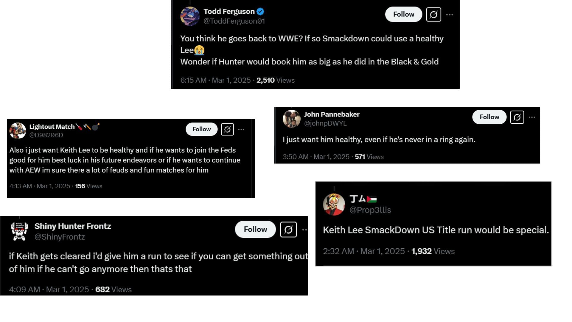 Fan reactions to the latest update on Keith Lee&#039;s contract [Image Credits: X]