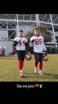 George Kittle reacts to Kyle Juszczyk's release from 49ers