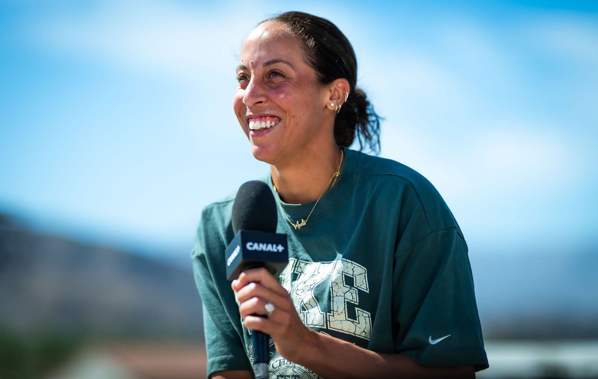 Madison Keys at the BNP Paribas Open. (Source: Getty)