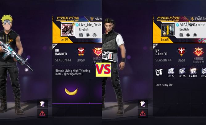 Amit Bhai vs FA Gamer: किसके Free Fire MAX में बेहतर स्टैट्स हैं?