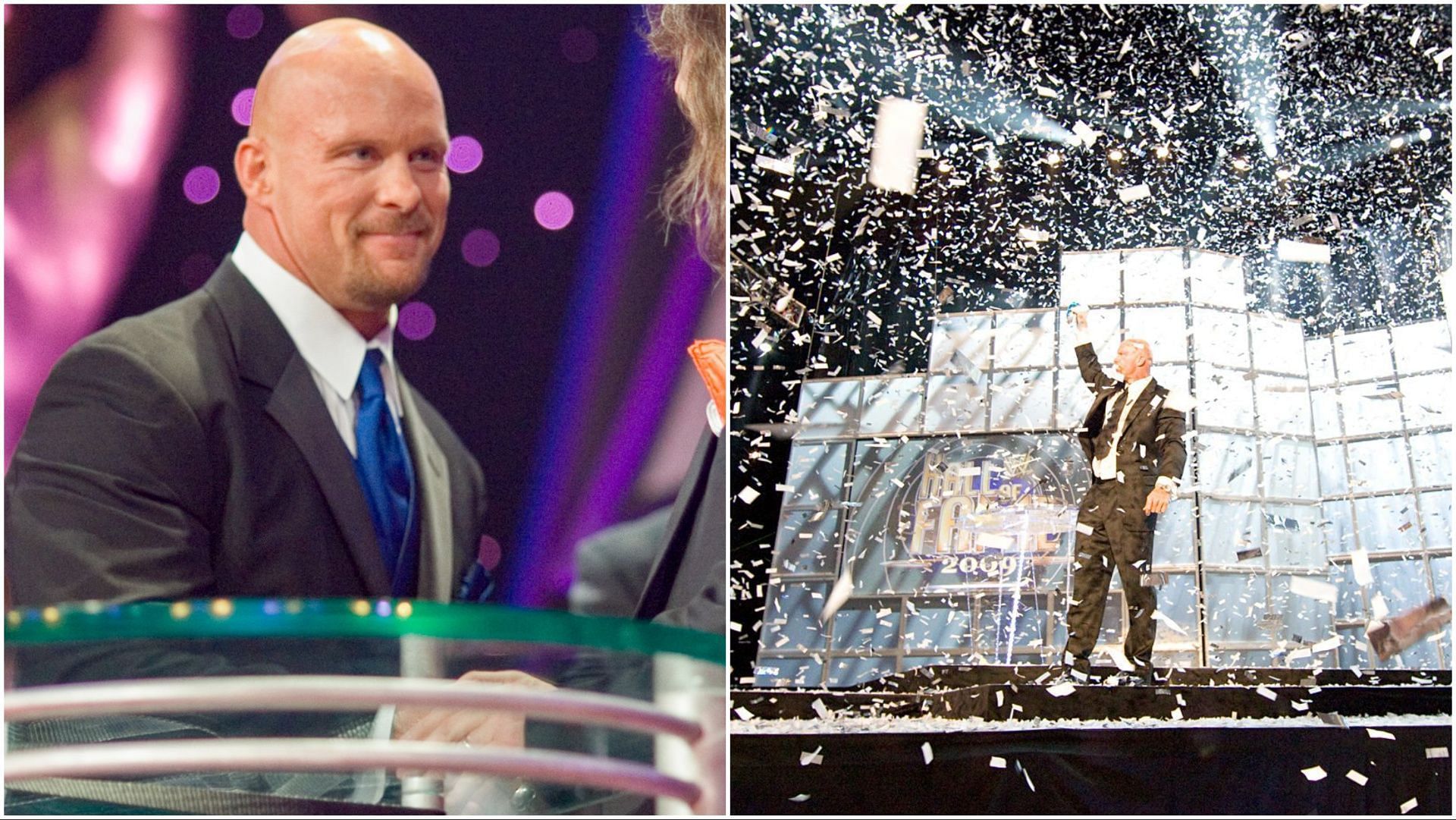 Steve Austin at the WWE Hall of Fame