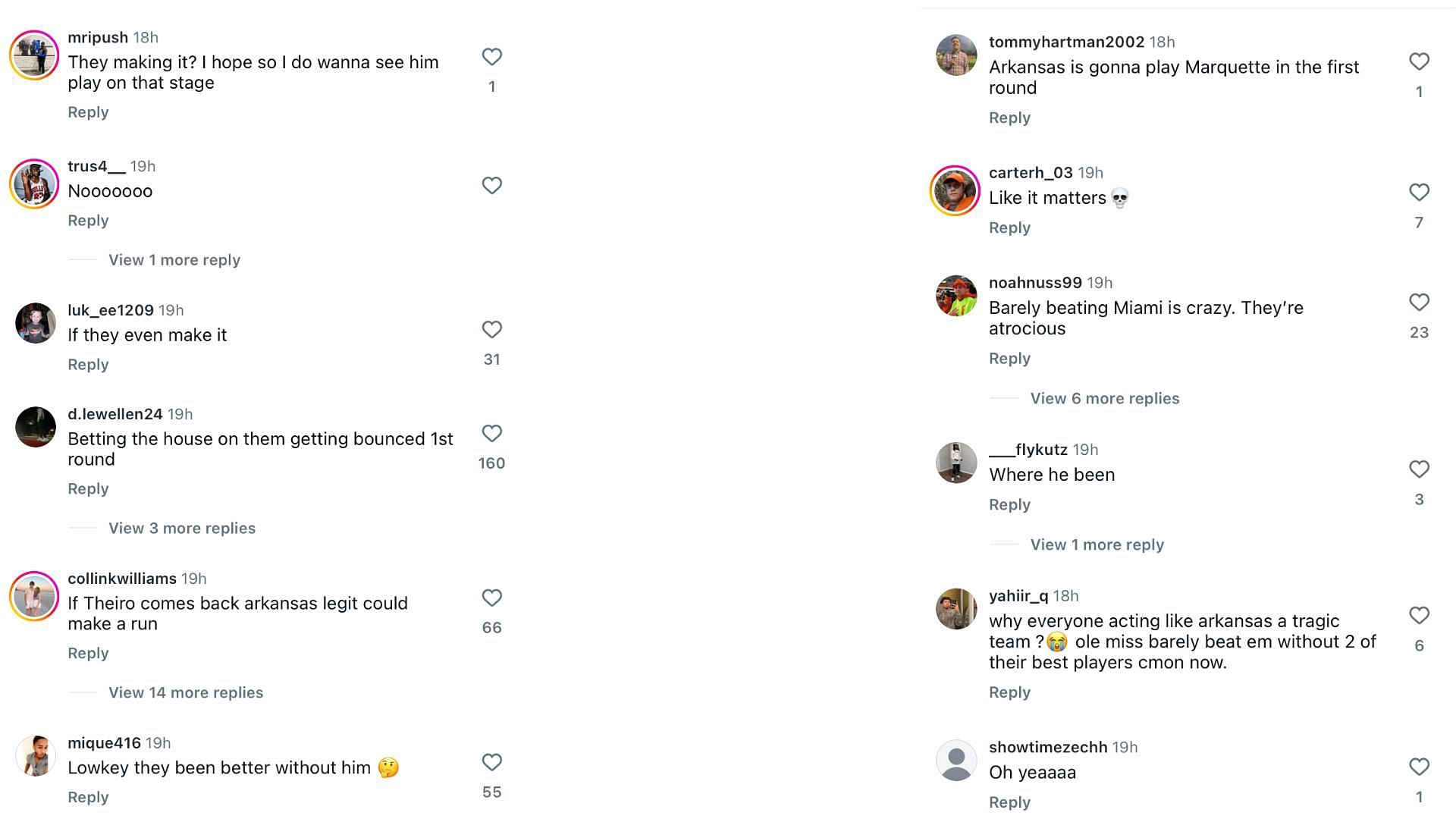 Fans react as John Calipari and Arkansas get optimistic news before March Madness - Image source: Instagram/br_hoops