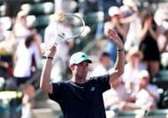 Tommy Paul of the United States celebrates to the crowd after his straight sets victory against Cameron Norrie of Great Britain in their third round match during the BNP Paribas Open - Source: Getty