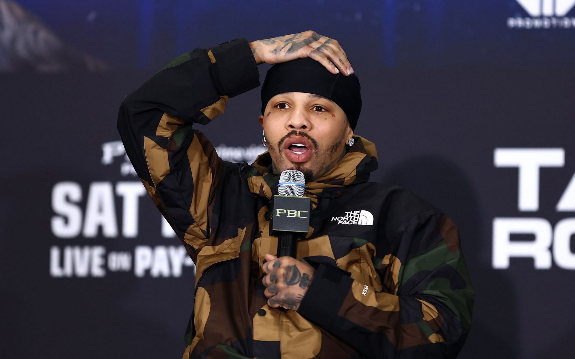 Gervonta Davis talks hair grease irritation in Lamont Roach Jr. clash. [Images courtesy: Getty]