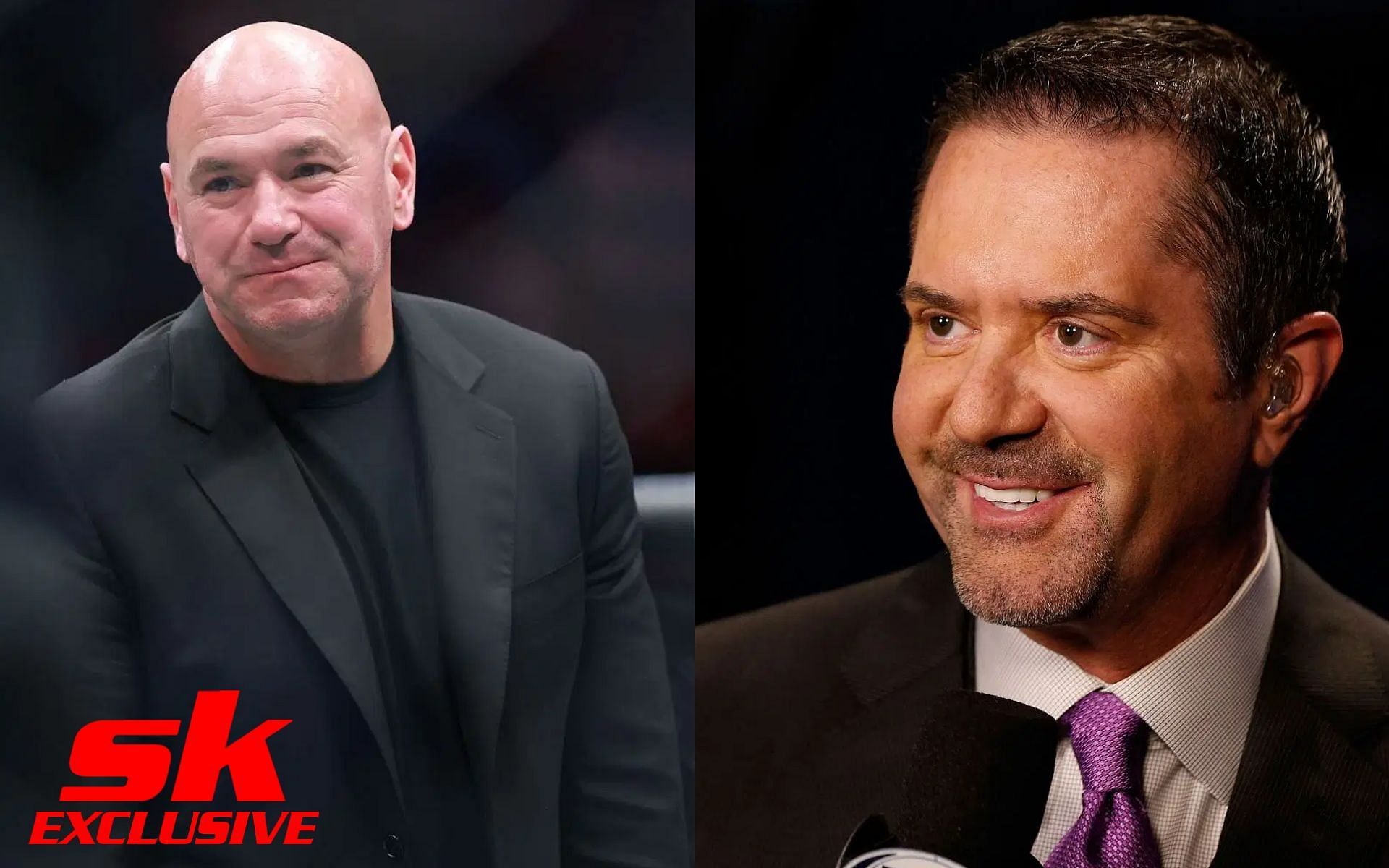 Mike Goldberg reflects on Dana White announcing Spike TV deal [Image courtesy: Sportskeeda, and Getty Images]