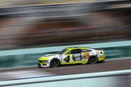 Noah Gragson, driver of the #4 Beef A Roo Ford, drives during practice for the NASCAR Cup Series Straight Talk Wireless 400 - Practice - Source: Getty