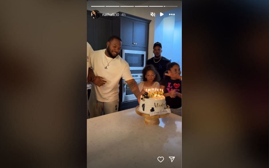 Vladimir Guerrero Jr.&#039;s wife Nathalie gives a sneak peek of Blue Jays star&#039;s intimate birthday celebration in Florida - Source: IG