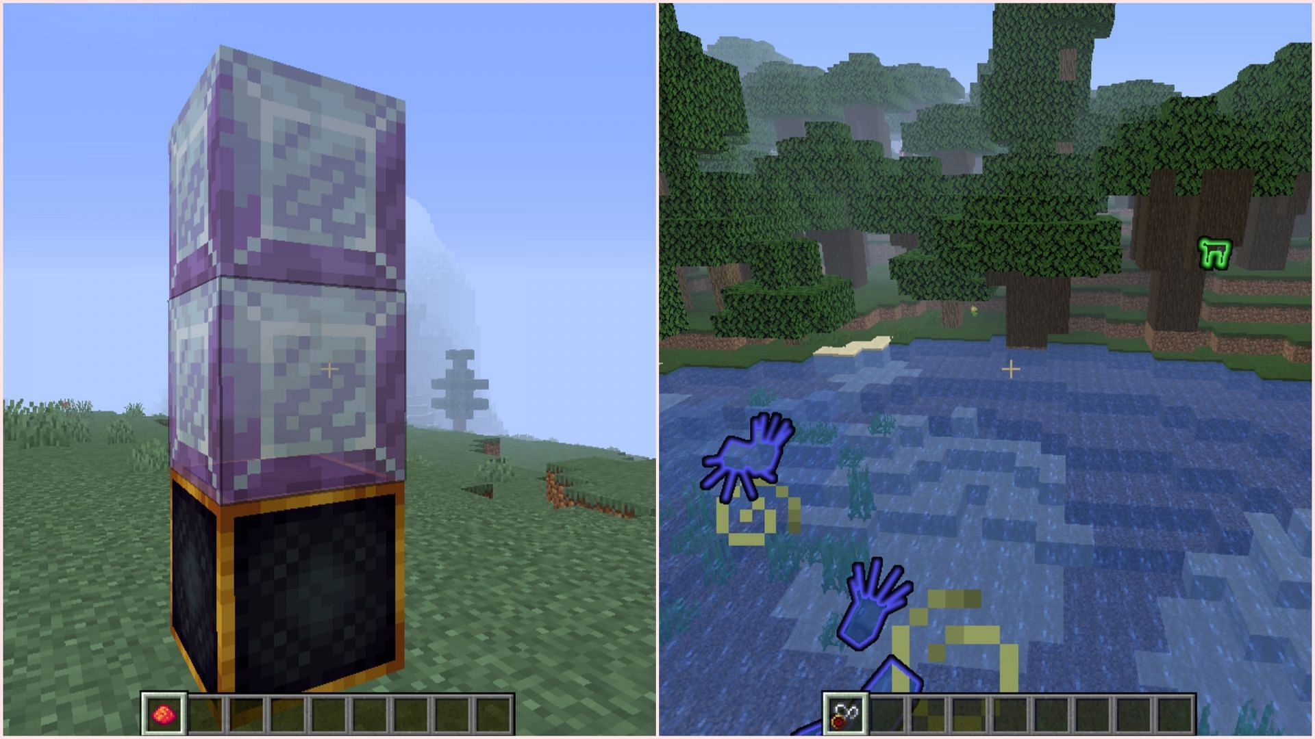 The mod adds various magical weapons, tools, objects, jewelry and more (picture about Curseforge/Cesar_zorak || Mojang)