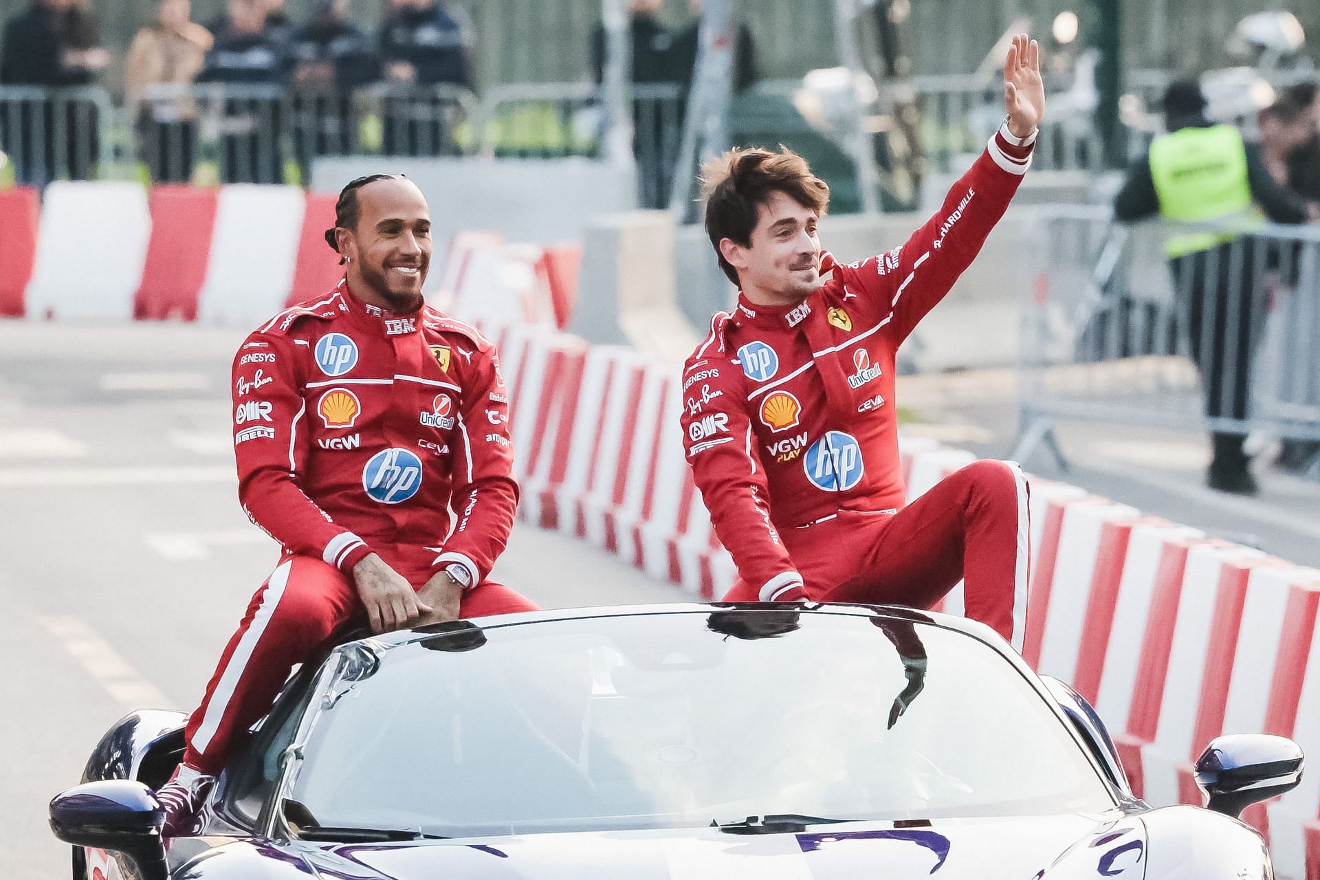 The Scuderia Ferrari HP Drivers