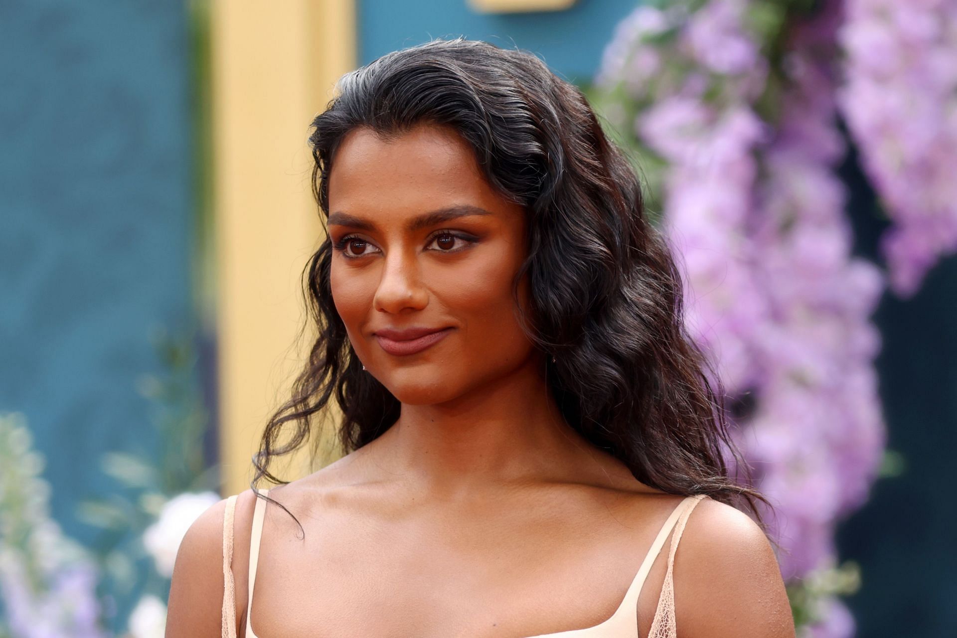 Simone Ashley attends the Bridgerton season part two special screening (Photo by Lia Toby/Getty Images)