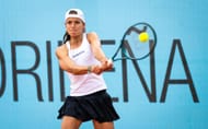 Emiliana Arango at the Mutua Madrid Open 2024 - Source: Getty