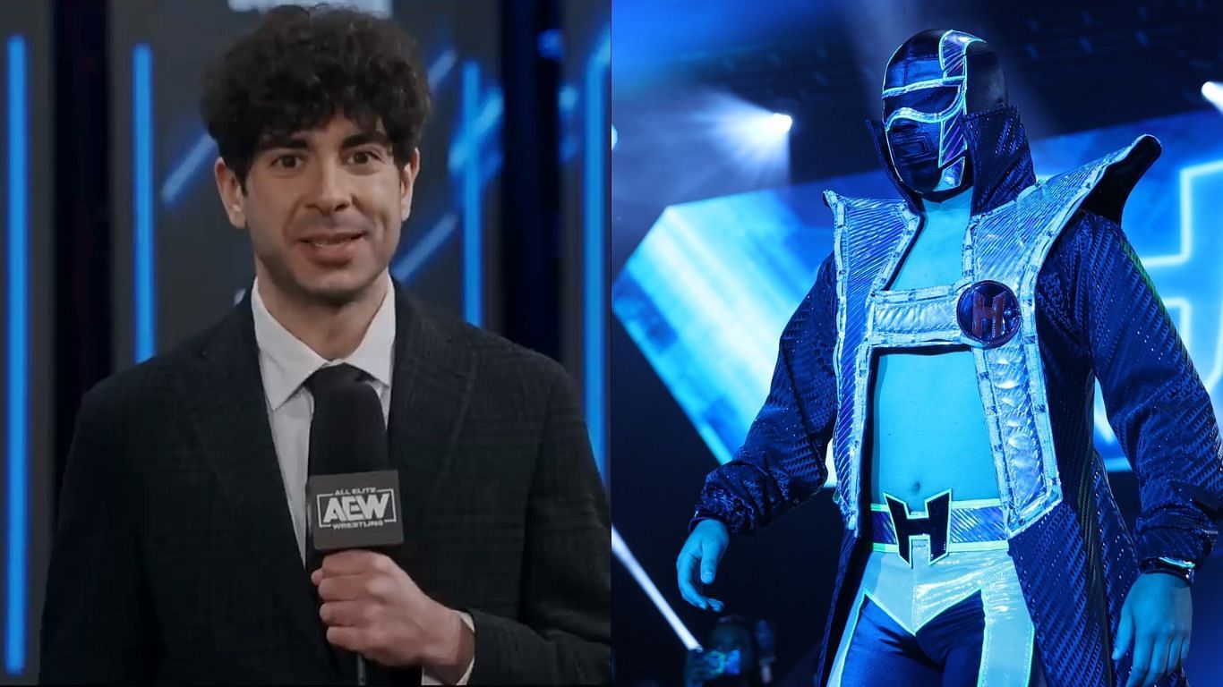 Tony Khan is the CEO of AEW [image source: AEW Facebook &amp; YouTube]