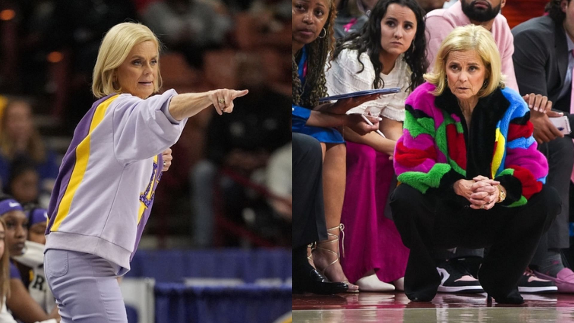 LSU Tigers basketball coach Kim Mulkey 