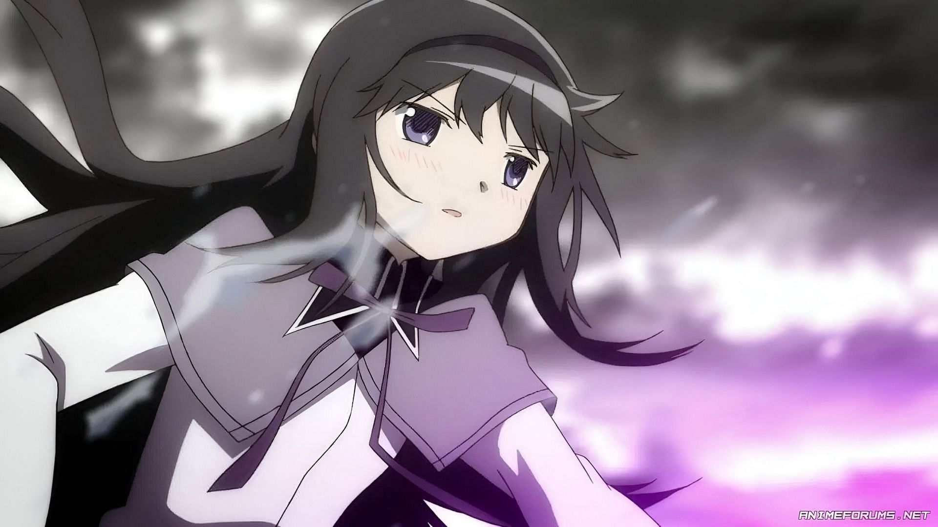 Homura Akemi as seen in the anime (Image via Studio Shaft)