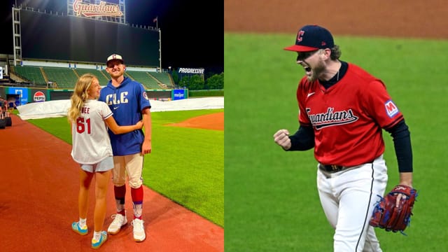 Tanner Bibee's girlfriend Delaney Lindahl drops 2-word message after  Guardians announce 2025 Opening Day starter