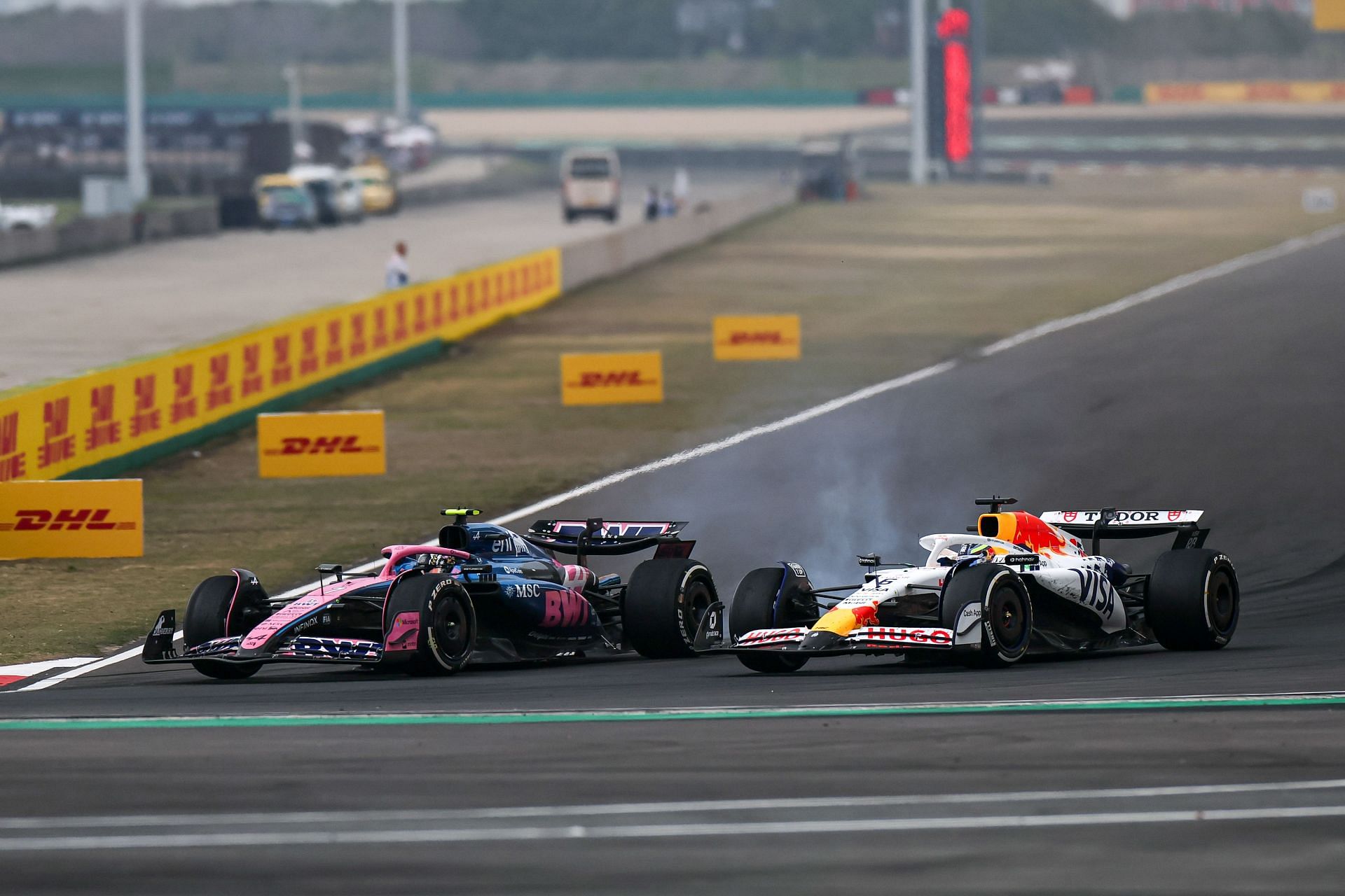 Jack Doohan and Isack Hadjar during the F1 Grand Prix of China at Shanghai International Circuit on March 22, 2025 - Source: Getty