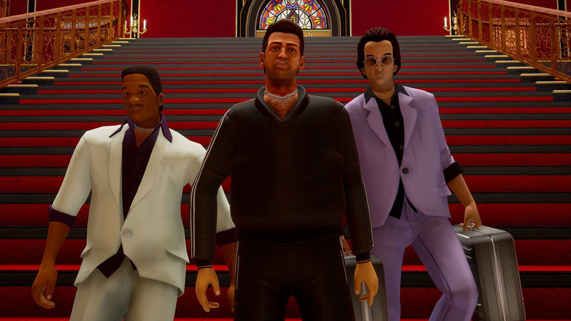 Lance, Tommy and Ken Rosenberg&#039;s Definitive Edition character models (Image via Rockstar Games)