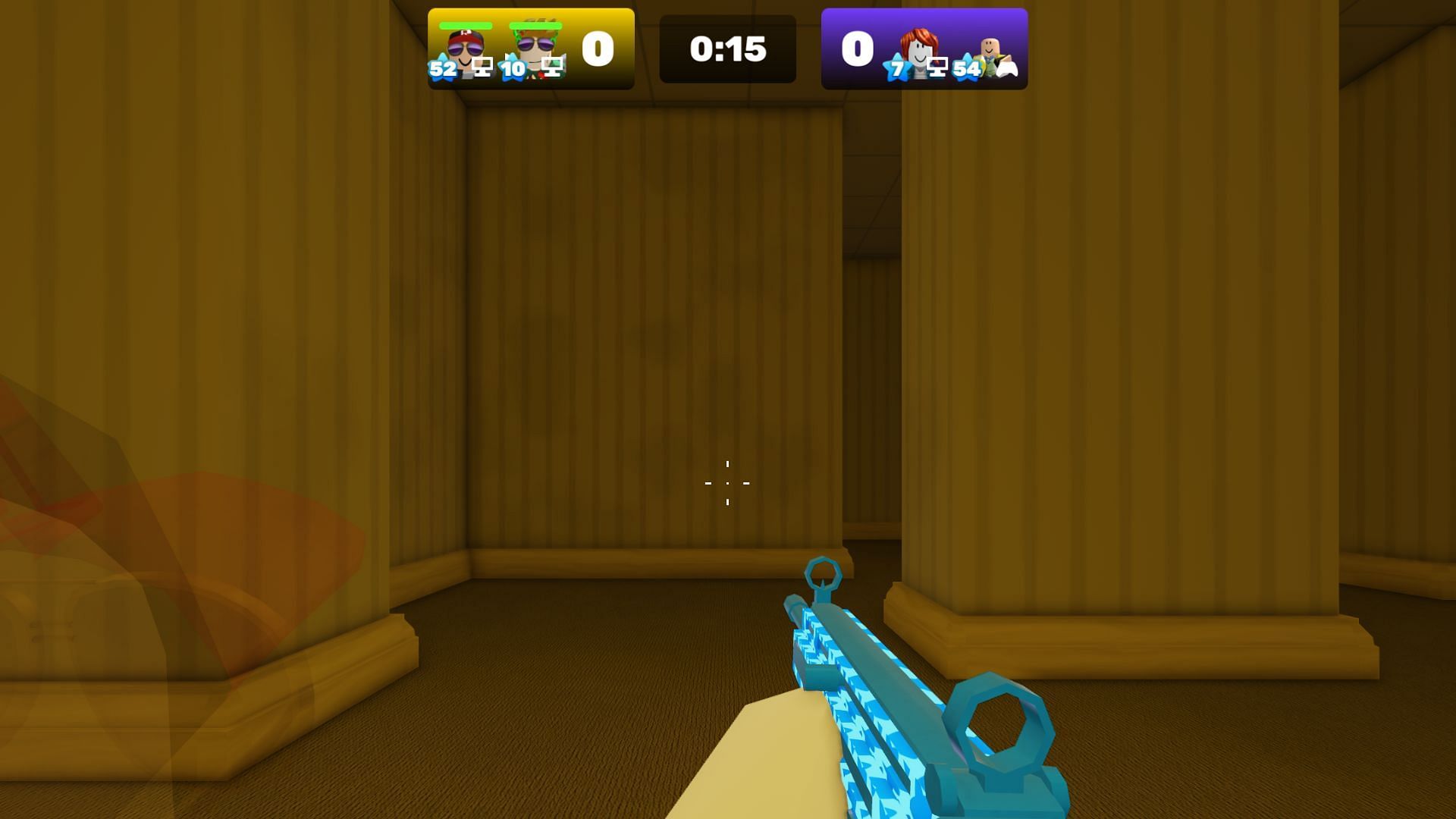 Fight against two players along with a teammate in 2v2 (Image via Roblox)