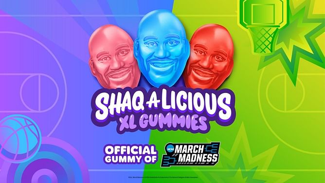 Shaq-A-Licious XL Gummies announced to be the official gummy of March Madness 2025: All you need to know