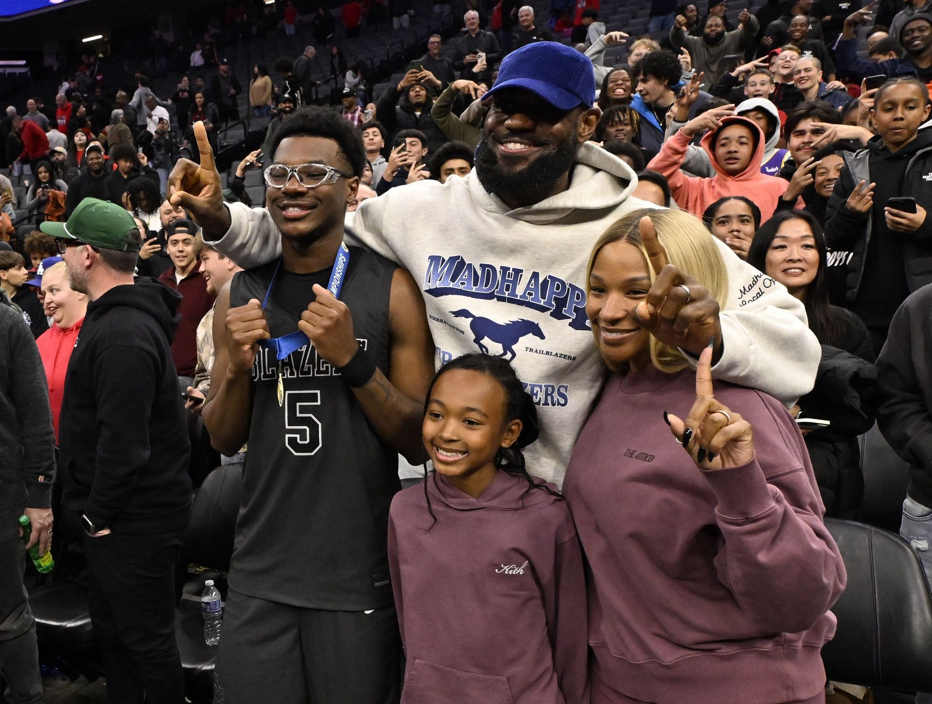 Sierra Canyon Trailblazers defeated Lincoln 58-53 to win a boys CIF State Division 1 championship basketball game. - Source: Getty