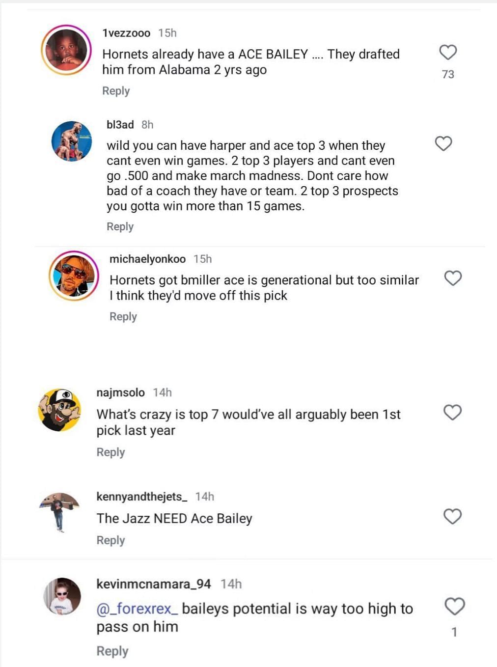 Fans react on IG