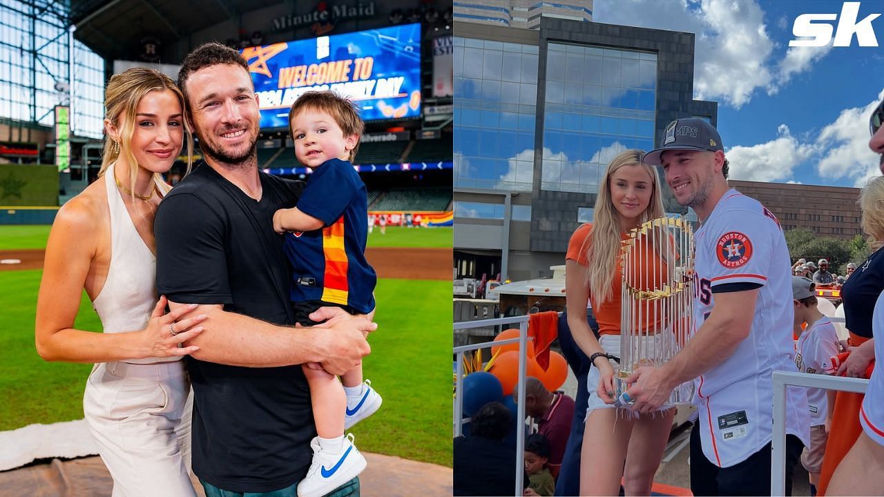 Alex Bregman &amp; wife Reagan steal the spotlight at golf-themed party ft. Red Sox legends. Credit: Reagan/Instagram