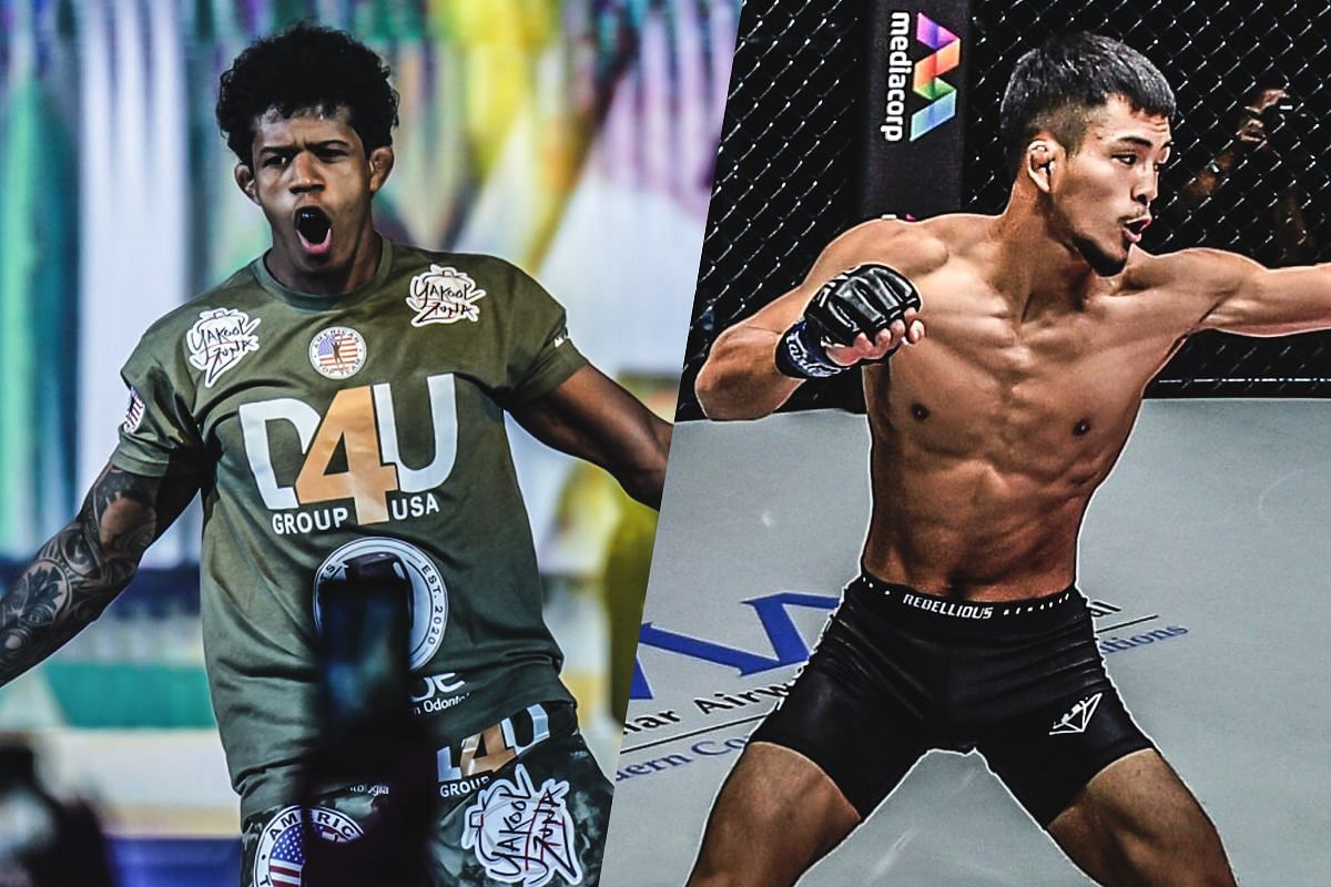 Adriano Moraes (left) and Yuya Wakamatsu (right). [Photos from ONE Championship]