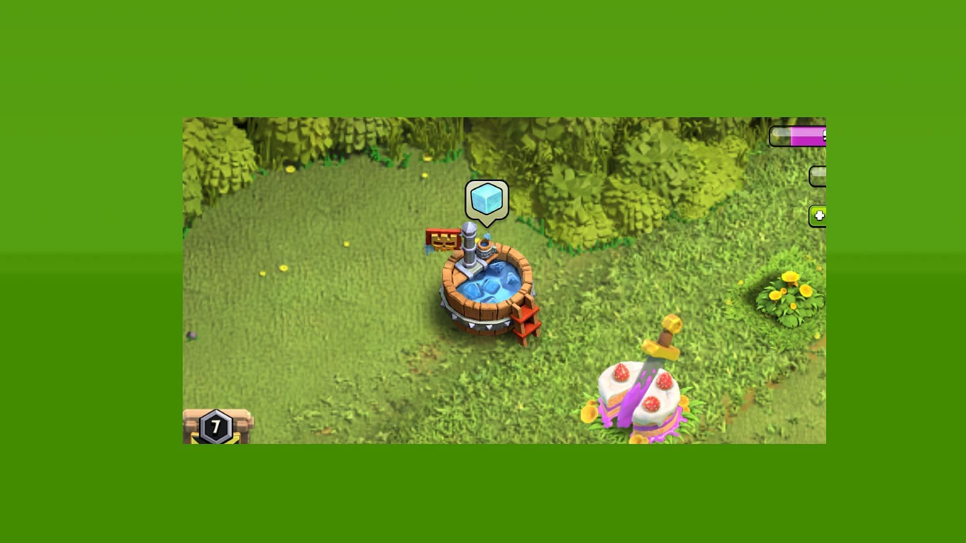 Ice Bath in CoC (Image via Supercell)