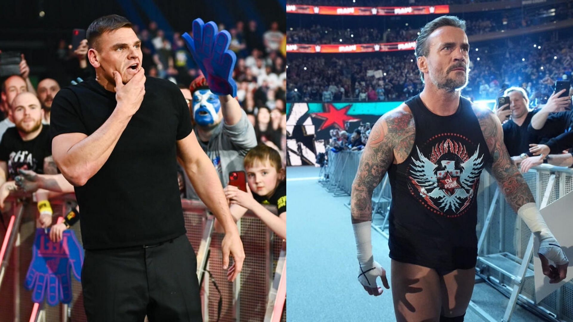 CM Punk and Gunther (Images from WWE.com)