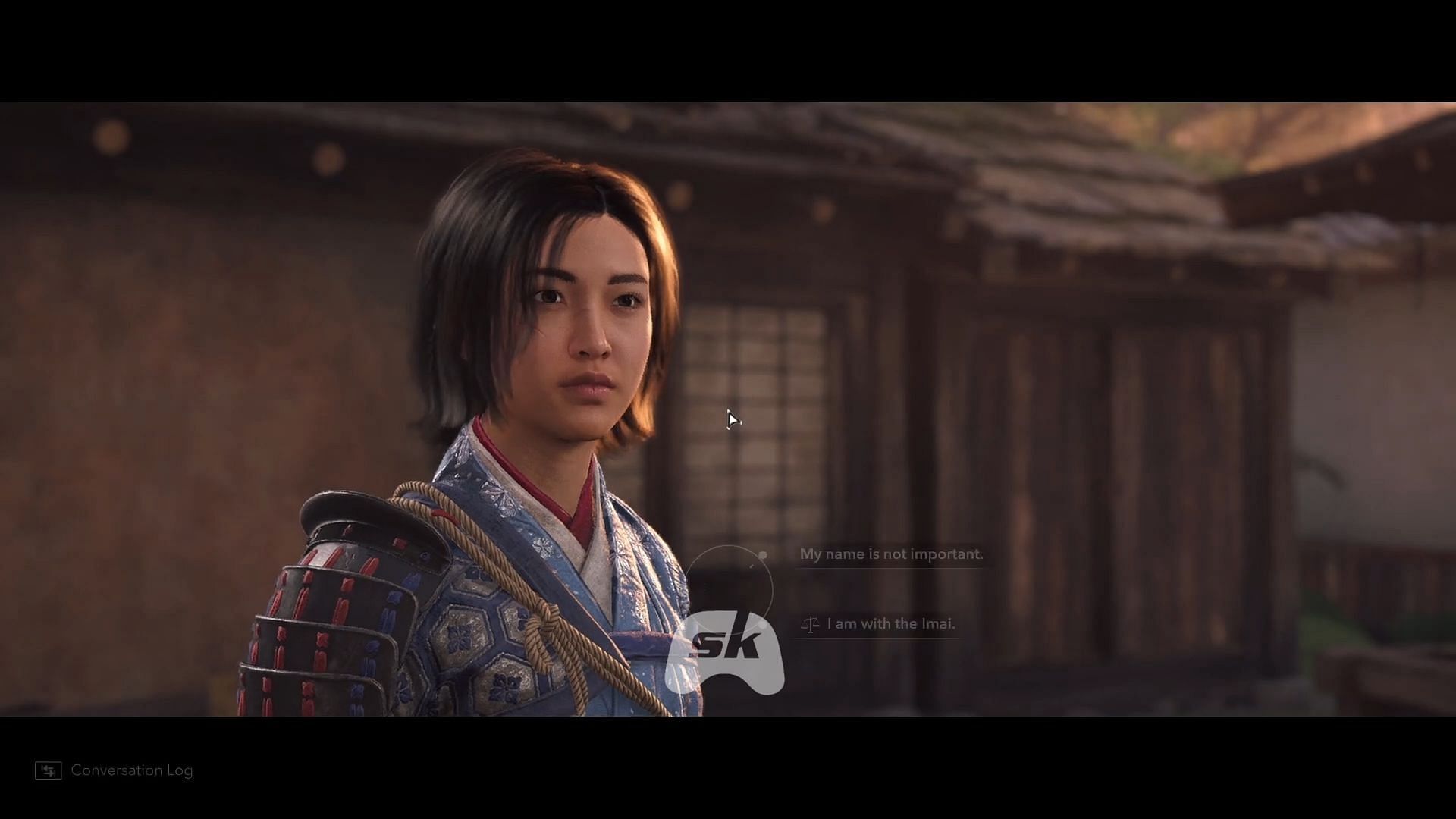 Imai Sokyu son vs. daughter dialogue choice explained in AC Shadows (Image via Sportskeeda Gaming || Ubisoft)