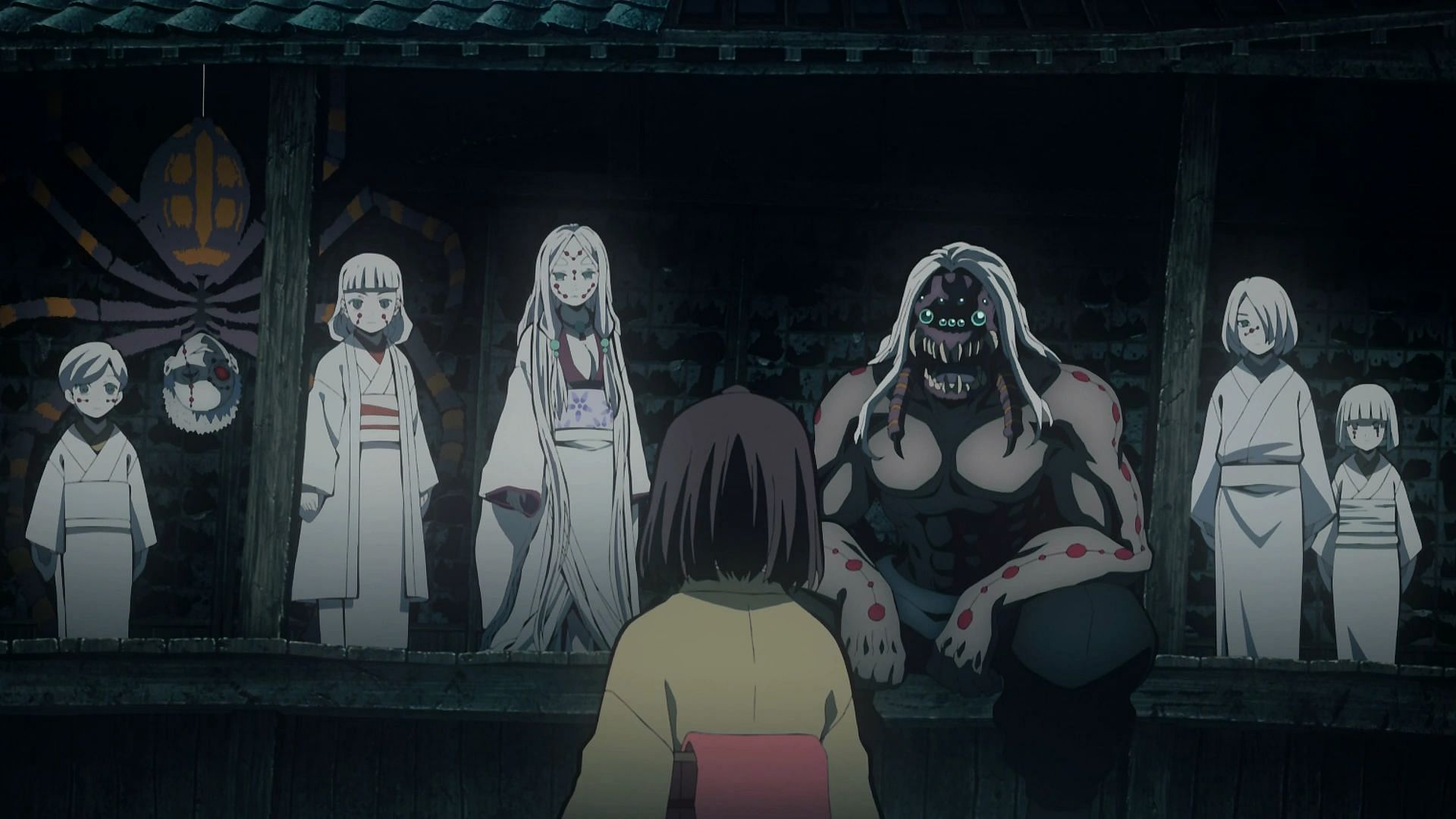 Muzan allowed Rui to turn humans into demons and rule over them (Image via Ufotable)