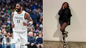 "We were trench babies" - Kyrie Irving visibly annoyed by fan's remark on live stream as his sister makes surprise appearance