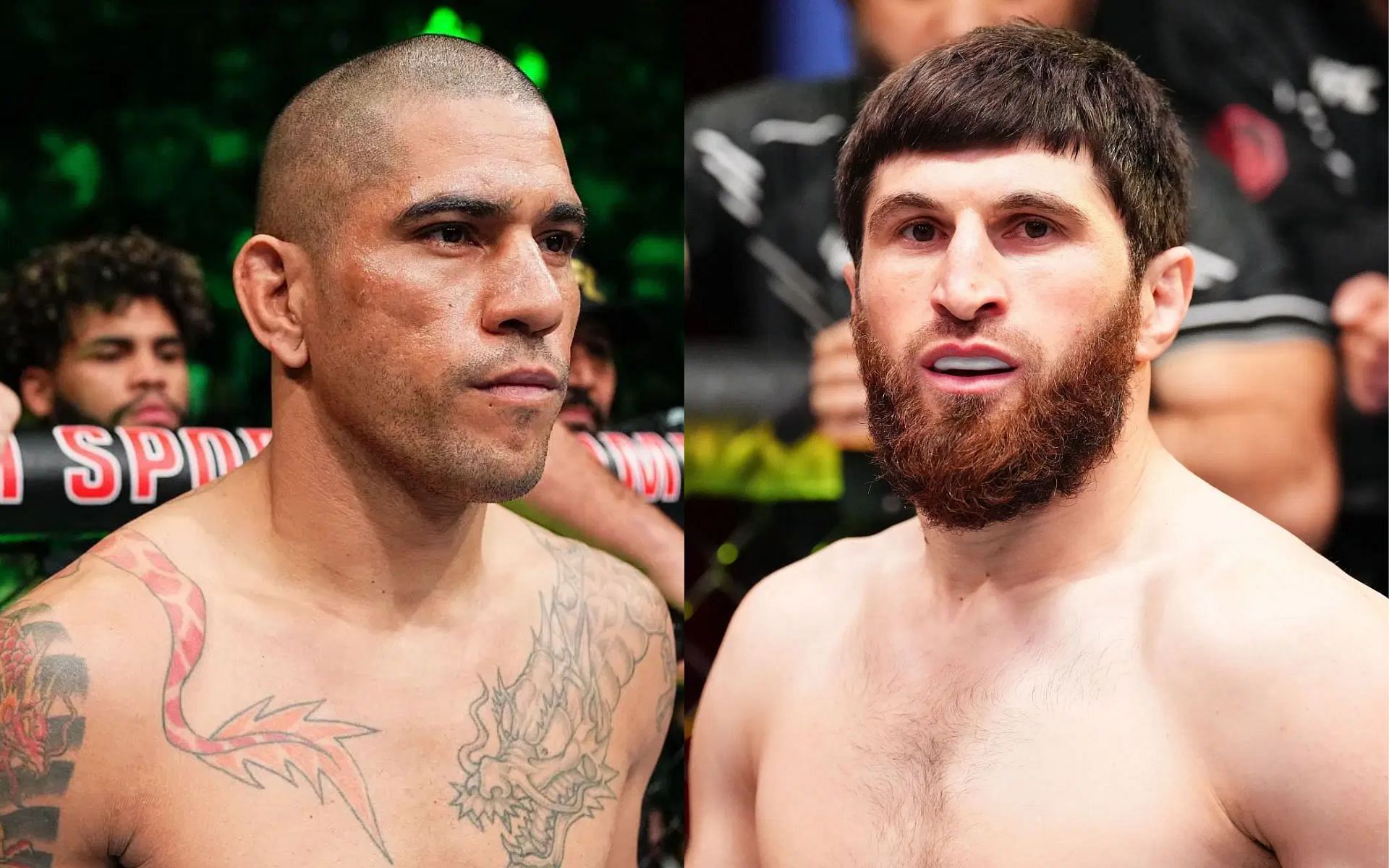 Magomed Ankalaev (right) needs to mix the martial arts if he hopes of beating Alex Pereira (left), says ex-UFC champion [Images courtesy: Getty Images]