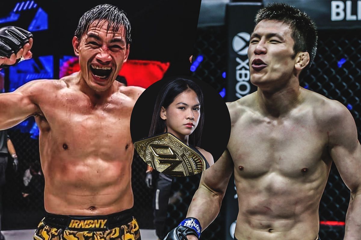 Eduard Folayang (left) and Shinya Aoki (right) | with Denice Zamboanga Image credit: ONE Championship