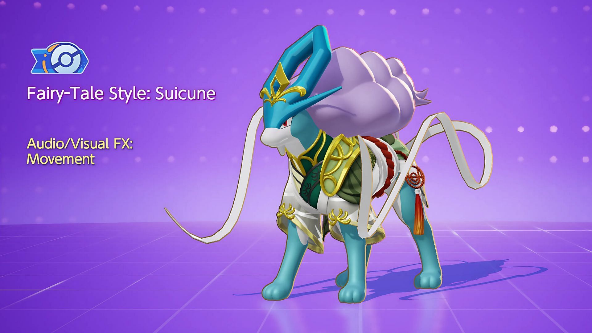 Exclusive Suicune Holowear to celebrate its debut in the game (Image via The Pokemon Company)