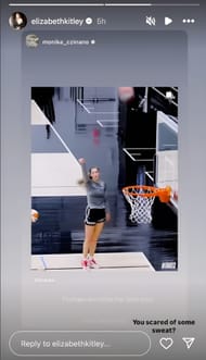 Kitley's IG story (Credits: @elizabethkitley/ IG)