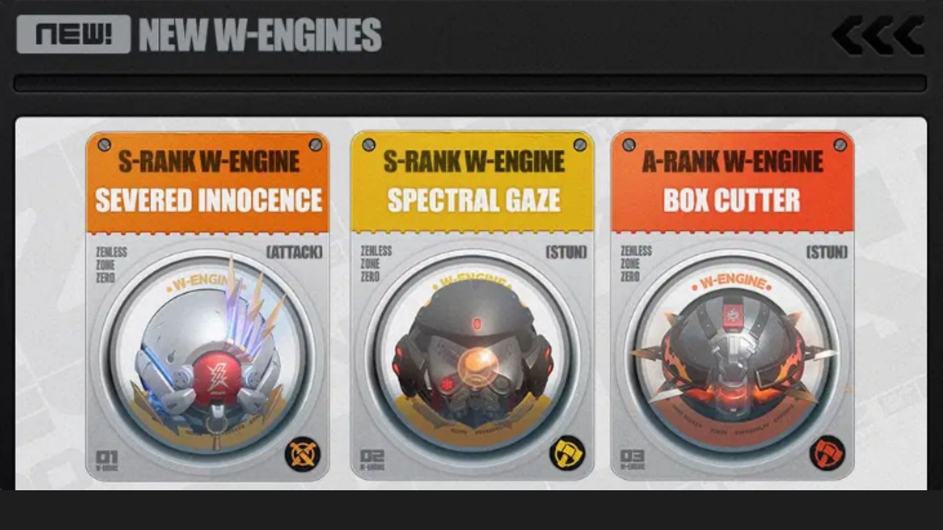 New W-Engines (Image via HoYoverse)