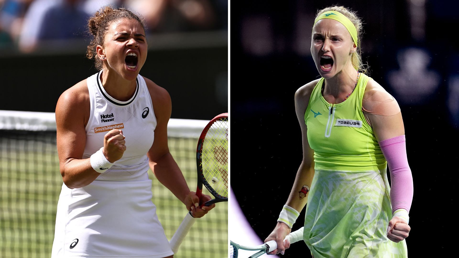 Jasmine Paolini and Rebecca Sramkova have played each other seven times in the past. (Image credits: Getty)