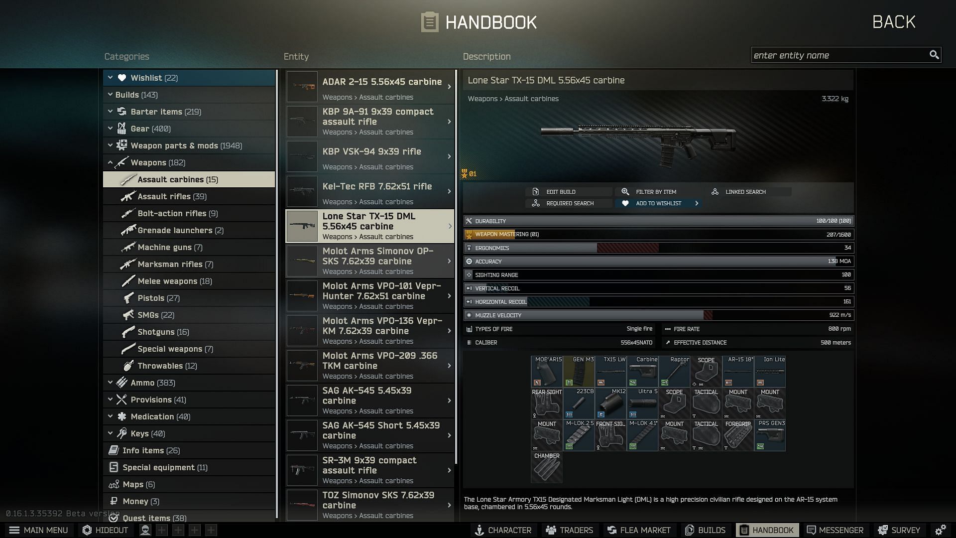 TX-15 DML in Escape from Tarkov (Image via Sportskeeda Gaming || Battlestate Games)