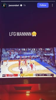 Jaxson Dart's Instagram story