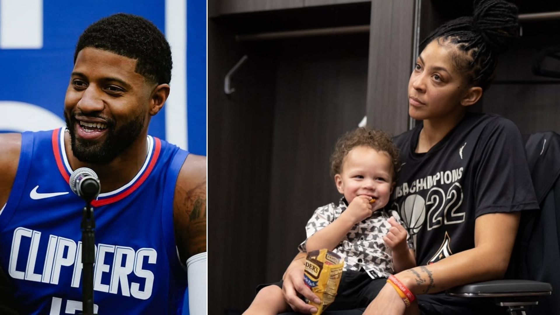 Paul George and more reacted to Candace Parker