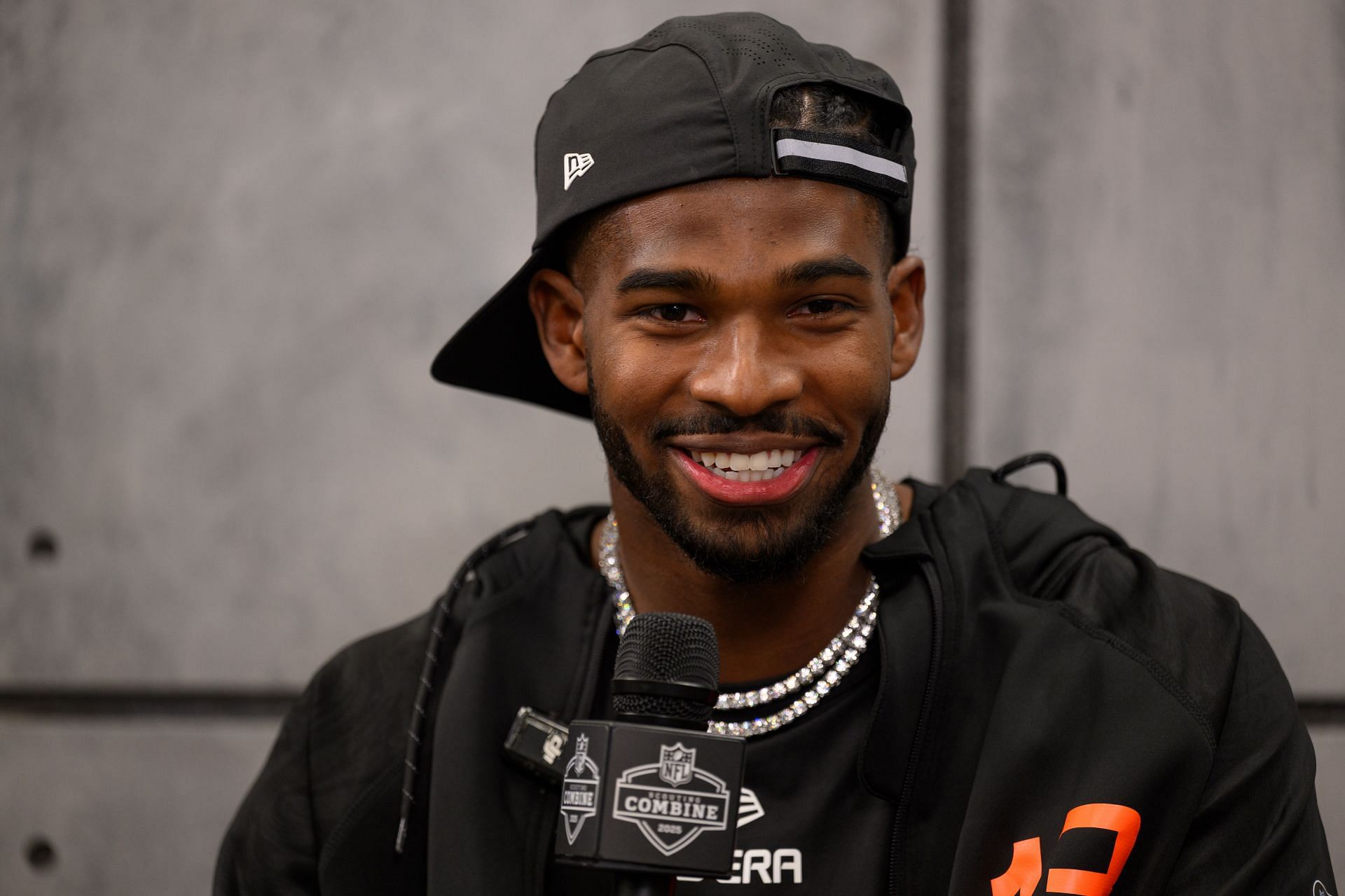 Shedeur Sanders at 2025 Scouting Combine - Source: Getty