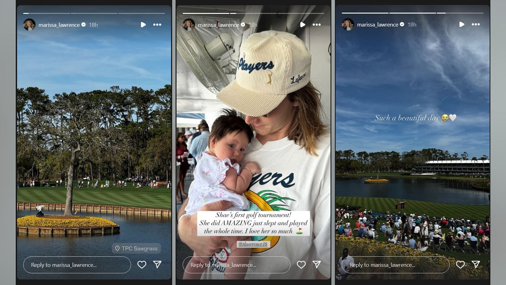 Trevor Lawrence and wife Marissa soak in daughter Shae&rsquo;s first golf tournament experience (Image Source: Marissa/IG)