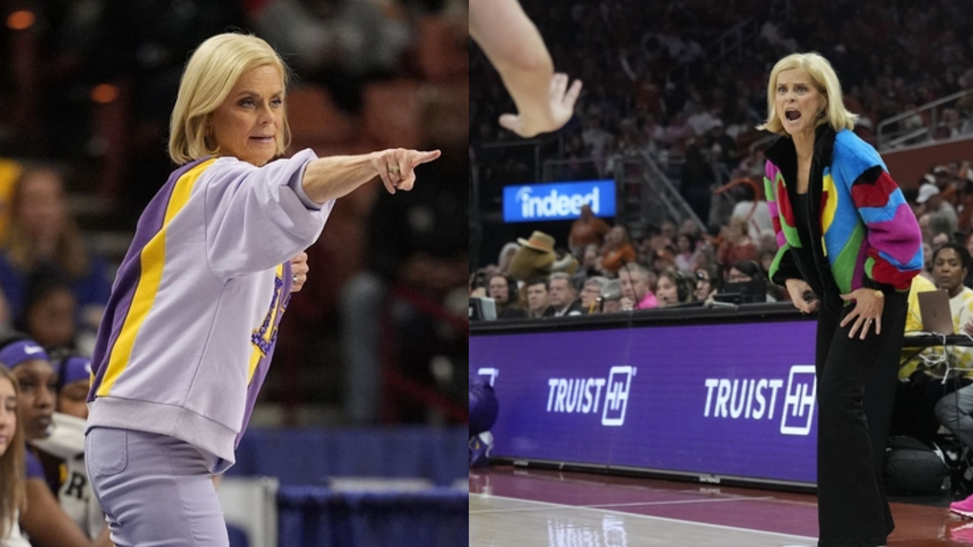 LSU Tigers basketball coach Kim Mulkey 