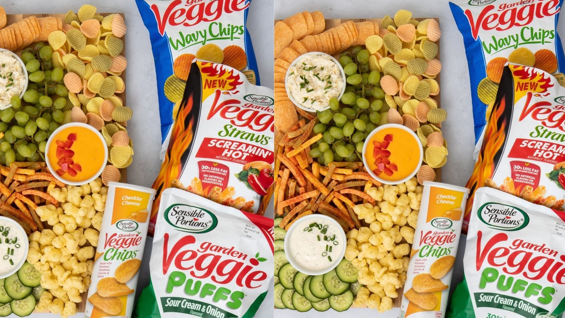 The chips join Veggie Straws, Wavy Chips, &amp; Stacked Chips (Image via Instagram/@gardenveggiesnacks)