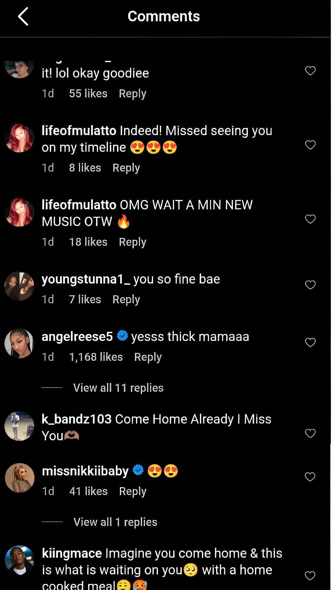 Reese and Nikki Mudarris&#039; comments