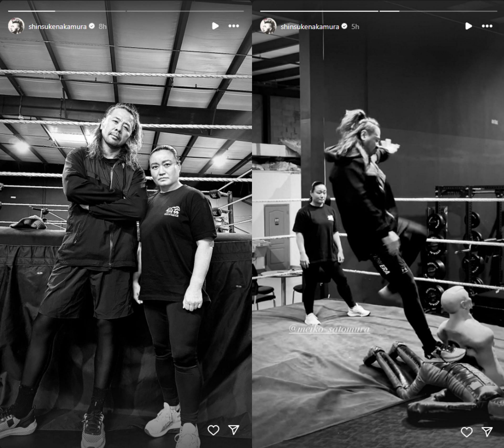 Shinsuke Nakamura shared these images on Instagram. [Photo via: @shinsukenakamura on IG]