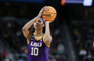 Angel Reese during her time with LSU - Source: Getty