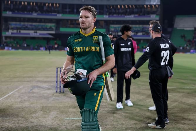 David Miller's last-ball century not enough as New Zealand beats South Africa by 50 runs to reach 2025 Champions Trophy final [Watch]